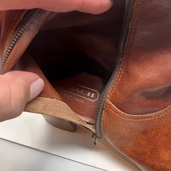 Coach Saxton Knee High Boots Size 10 - Picture 7 of 12